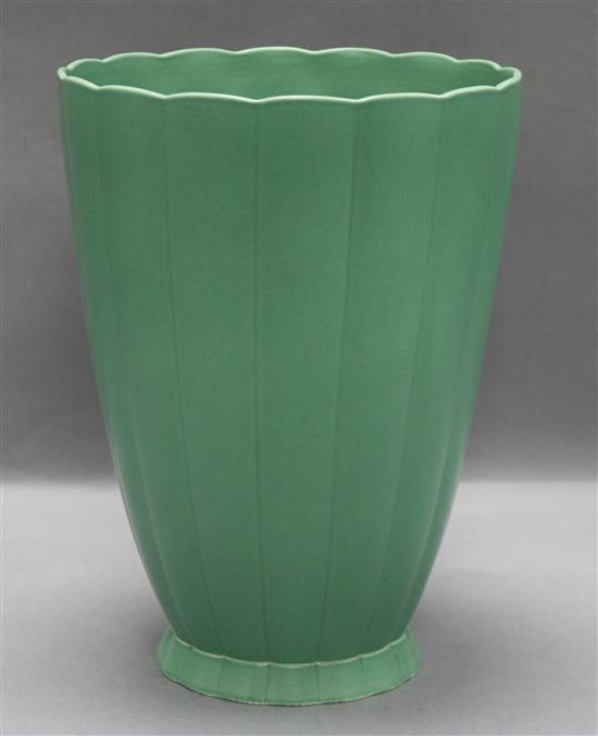 A Keith Murray Wedgwood vase height 23.5cm